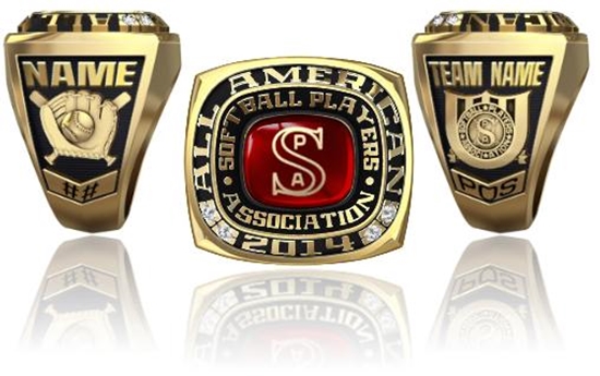 Picture of All American Ring or Pendant w/Stadium Top & SPA