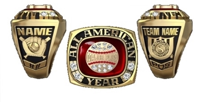 Picture of All American Ring or Pendant w/Major or Major Plus Crest